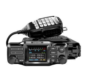 ZASTONE D500 25W Car Walkie Talkie dual-band Mini Car Radio Split mobile Radio VHF UHF Detachable Panel Transceiver Amateur Station