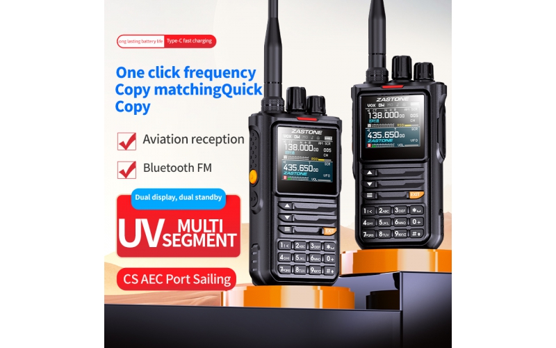 M8 Walkie Talkie The v.015 firmware program includes a font input program